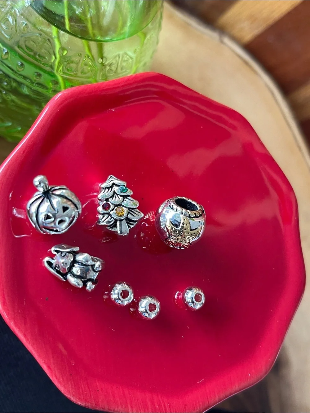 Sterling Silver Pandora-Style Charms and Beads - Silver - Picture 2 of 3